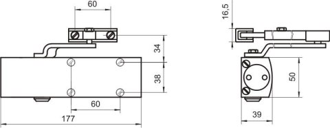 SAMOZAMYKACZ STS-1500 SREBRNY GEZE