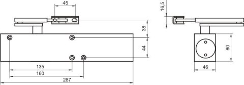 SAMOZAMYKACZ STS-4000 SREBRNY GEZE