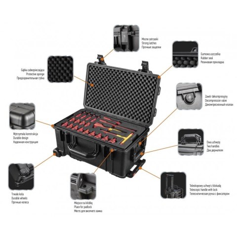 SKRZYNIA SERWISOWA ELEKTRYKA 52 SZT. NEO