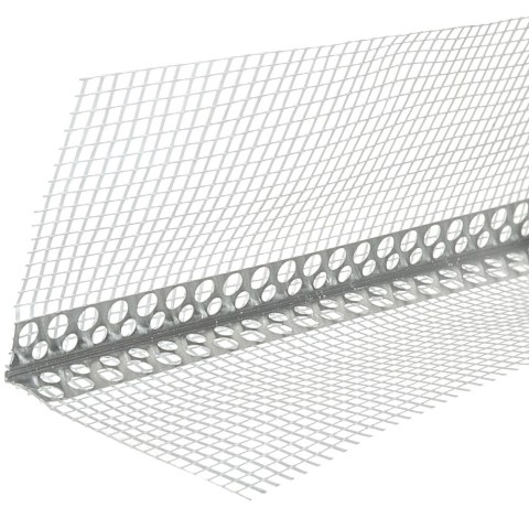 NAROŻNIK ALUMINIOWY Z SIATKĄ 70*70 - 250CM BUDMAT