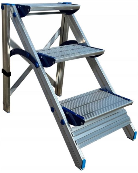 SCHODKI SKŁADANE 70CM 3 STOPNIE DRABEX