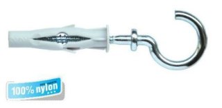 KOŁEK UNIWERSALNY Z HAKIEM SUFITOWYM 6/3.5*65MM UN