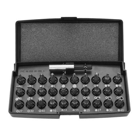 KOŃCÓWKI WKRĘTAKOWE Z UCHWYTEM 1/4'' 30 SZTUK NEO