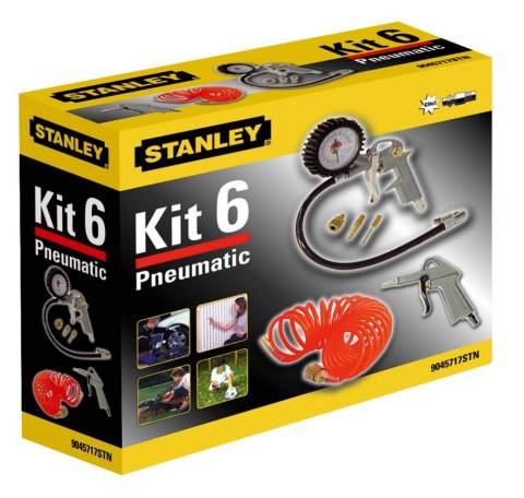 ZESTAW AKCESORII PNEUMATYCZNYCH KIT6 6 EL. STANLEY