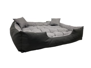 Duże Legowisko Kojec Łóżko Dla Psa Kota 145x115 cm Szare AIO FACTORY SP. Z O.O.
