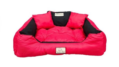 Legowisko Imię Pupila KINGDOG 75x65 Czerwone AIO FACTORY SP. Z O.O.