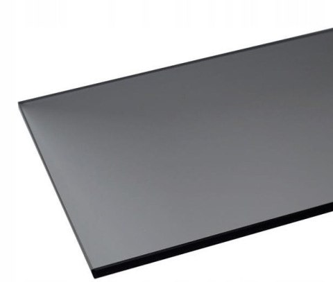 Podstawa szklana hartowana - szyba pod Piec lub Kominek 100x50 cm Grafit Krak-Trans