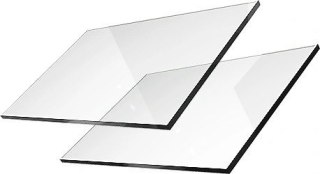 Szyba do Kominka, Pieca - żaroodporna P1 - 29,5x18 cm TopStoc