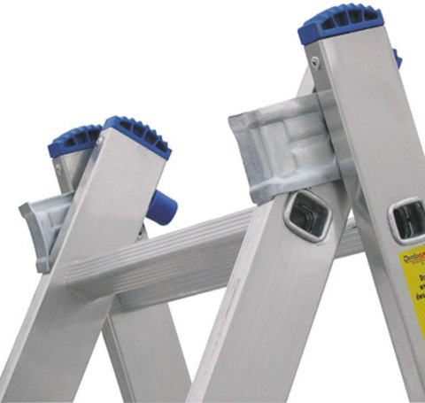 DRABINA ALUMINIOWA 2-ELEMENTOWA 533CM 11+11 SZCZEBLI DRABEX