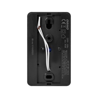 DZWONEK GONG DWUTONOWY 230V BREVIS MINI CZARNY ORNO