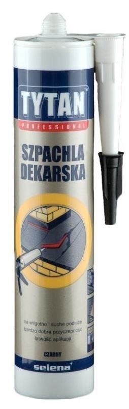 SZPACHLA DEKARSKA TYTAN 280ML CZARNY TYTAN