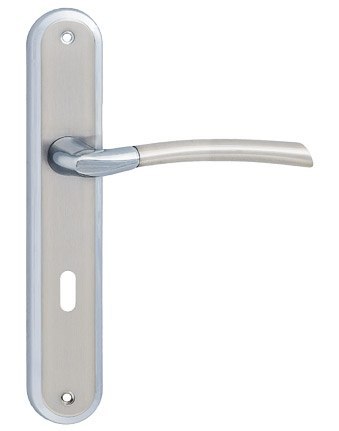 KLAMKA ZORBA NIKIEL-CHROM 90 NA WKŁADKĘ UN