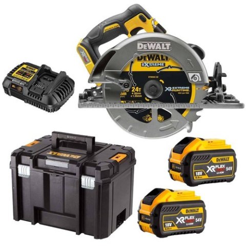 PILARKA TARCZOWA AKUMULATOR XR FLEXVOLT 190MM 54V 2*9.0AH DEWALT