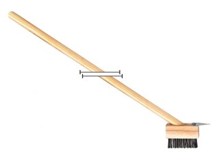 SZCZOTKA DO KOSTKI BRUKOWEJ 100 Z DRAPAKIEM UN