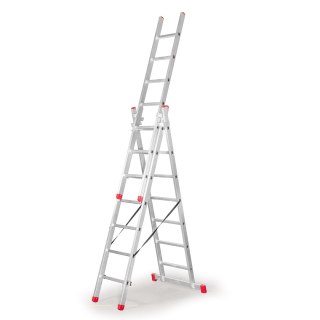 DRABINA TRZYELEMENTOWA 3X7 SZCZEBLI AK225.3 FARAONE