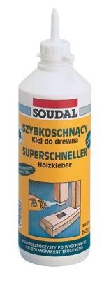 KLEJ DO DREWNA 64A SZYBKOSCHNĄCY 250ML SOUDAL