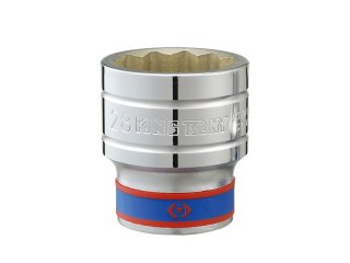 NASADKA KRÓTKA 12-KĄTNA CHROMOWANA 1/2'' 36MM KING TONY