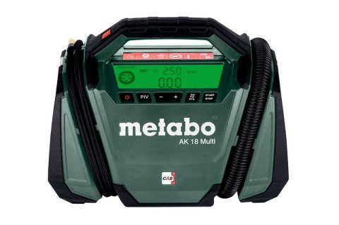 KOMPRESOR BEZOLEJOWY AKUMULATOROWY 18V AK 18 MULTI 0*AH METABO