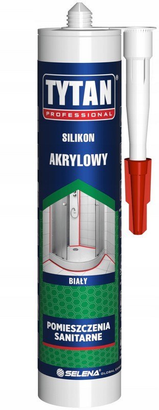 SILIKON AKRYLOWY 280ML BIAŁY TYTAN