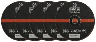 KOMPLET TARCZ DO CIĘCIA METALU 75MM*2MM YATO