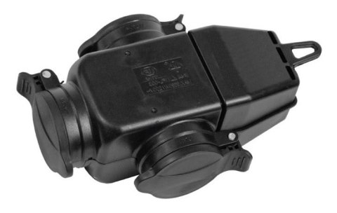 ROZGAŁĘŻNIK POTRÓJNY GUMOWY Z/UZ IP44 UN