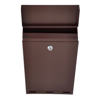 SKRZYNKA NA LISTY A-4 BRĄZOWA METALBUD