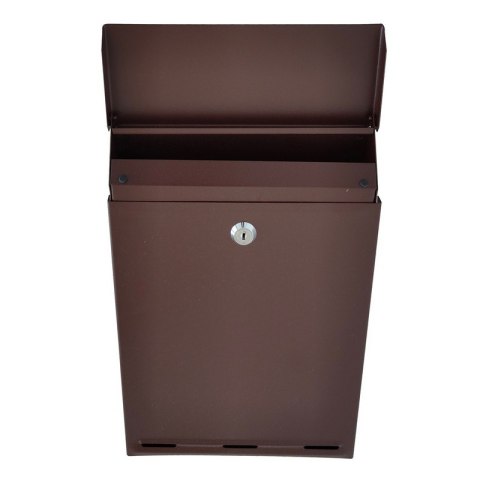 SKRZYNKA NA LISTY A-4 BRĄZOWA METALBUD