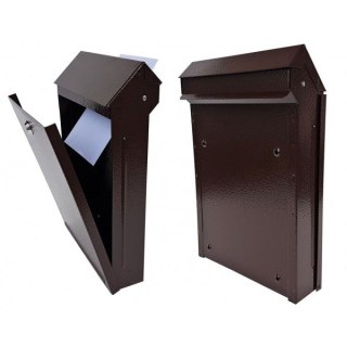 SKRZYNKA NA LISTY A-4P BRĄZOWA METALBUD