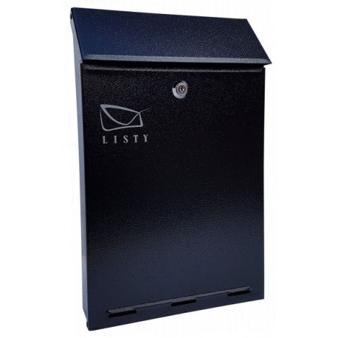 SKRZYNKA NA LISTY C-4 CZARNY POŁYSK METALBUD