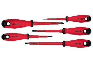 ZESTAW WKRĘTAKÓW IZOLOWANYCH 1000V 5 SZTUK YATO