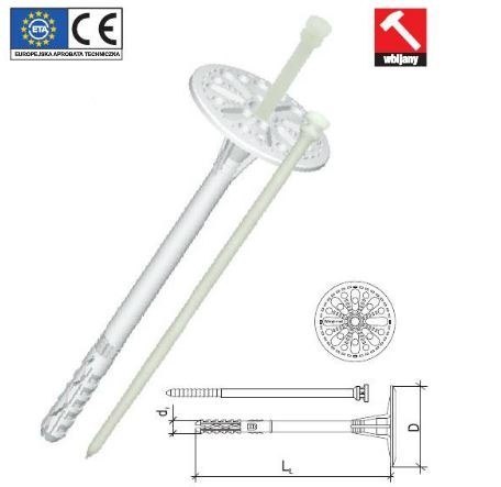 KOŁEK DO IZOLACJI TRZPIEŃ Z TWORZYWA 10*220MM UN