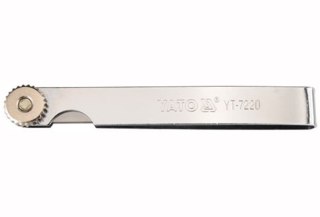 SZCZELINOMIERZ 17 LISTKÓW ZBIEŻNY 100MM YATO