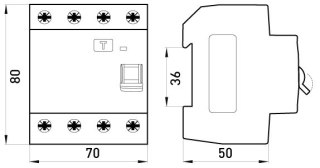 WYŁĄCZNIK RÓŻNICOWOPRĄDOWY RCCB.PRO 4P 63A 30MA ENEXT