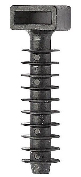 KOŁEK MONTAŻOWY CZARNY DO OPASEK F=8MM BMKN5458E 1SZTUKA UN