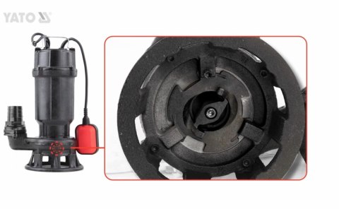 POMPA DO ŚCIEKÓW 750W Z ROZDRABNIACZEM YATO