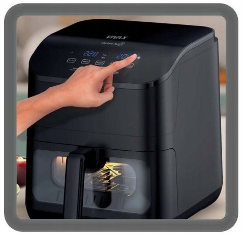 AIR FRYER FRYTKOWNICA BEZTŁUSZCZOWA DUŻA MOCNA 1875W 6L FRYTOWNICA VIVAX