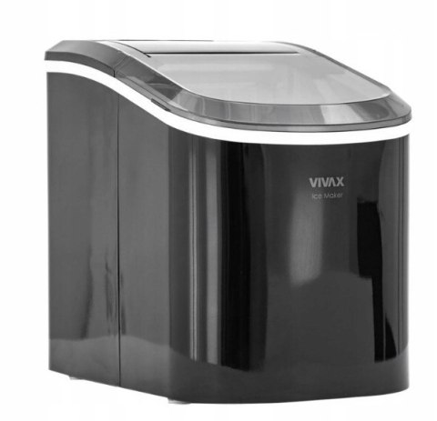 Kostkarka Do Lodu Vivax IM-123B czarna, kostki S/L Wydajność 12kg/dzień