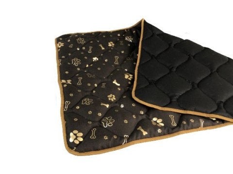 Legowisko dla psa mata 100x75 cm wodoodporne kości złota AIO FACTORY SP. Z O.O.