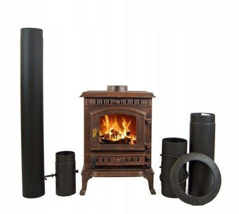 PIEC ŻELIWNY PIECYK KOZA KOMINEK ATENA 9KW - DOSTAWA GRATIS SIGMA