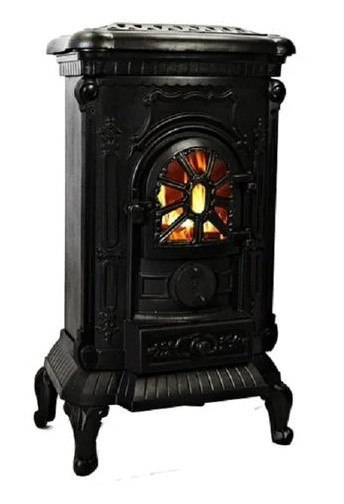 Piec piecyk wolnostojący żeliwny koza INGRID CZARNY 9kW Ø120 na drewno ECO SIGMA