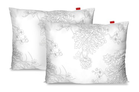 Poduszka mikrofibra drukowana silikon 70/80 cm