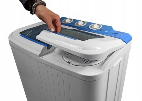 Pralka wirnikowa z wirówką Sigma 5kg + 2kg, Pralka na działkę, Timer, SIGMA