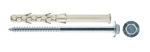 DYBEL RAMOWY ŁEB SZEŚCIOKĄTNY PODKŁADKOWY AC 16/140MM ARVEX