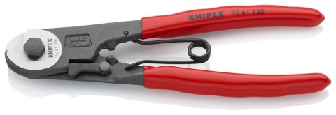 NOŻYCE DO LIN STALOWYCH 150MM. KNIPEX