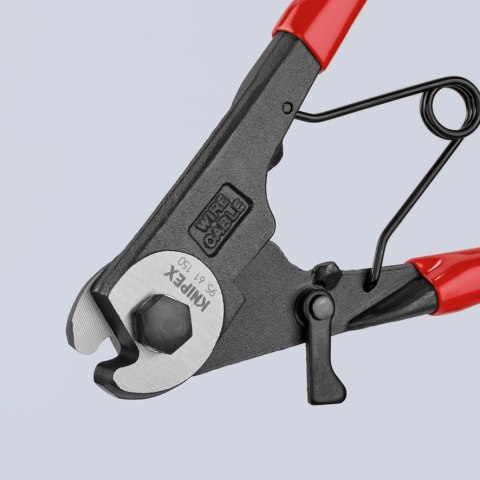 NOŻYCE DO LIN STALOWYCH 150MM. KNIPEX