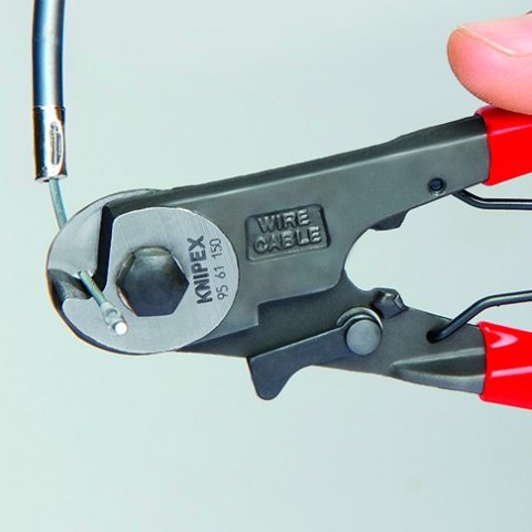 NOŻYCE DO LIN STALOWYCH 150MM. KNIPEX