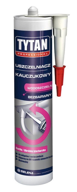 USZCZELNIACZ KAUCZUKOWY BEZBARWNY 280ML TYTAN