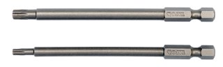 BIT, GROT DŁUGI TORX SECUR 2 SZT.T15*100MM T27*100MM YATO
