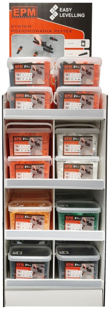 KLIPSY SYSTEM UKŁADANIA PŁYTEK EASY LEVELING 200SZT. 3MM EPM