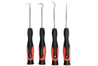 ZESTAW HACZYKÓW Z RĘKOJEŚCIĄ 4 CZĘŚCI YATO